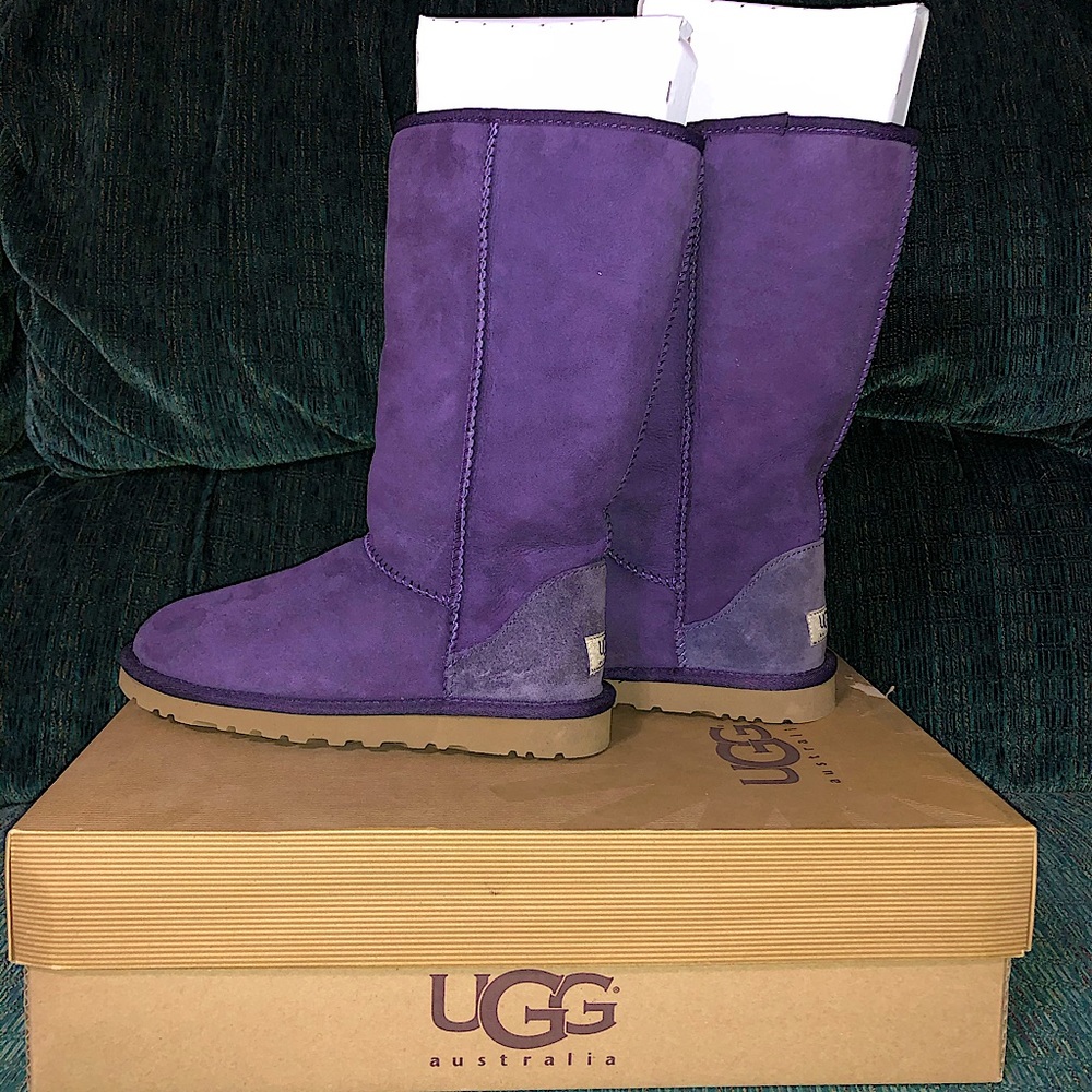 UGG Australia Classic Tall Boot in Purple (Size 6)